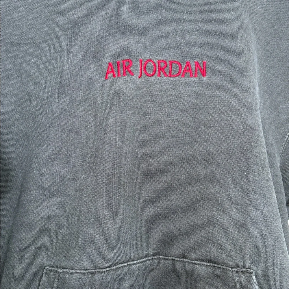 Air Jordan Heavyweight Fleece Pullover Hoodie Black Men’s Large Streetwear